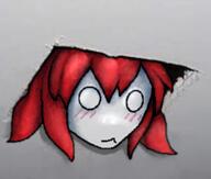 blush cat_girl ceiling hole red_hair tagme tama // 360x305 // 150KB