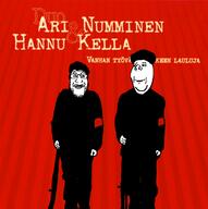 2soyjaks album_cover are_you_soying_what_im_soying arm_band clothes duo_ari_nimminen_&_hannu_kella finnish_text firearm glasses gun hair rifle smile soyjak stubble text vanhan_työväenliikkeen_lauluja variant:gapejak variant:markiplier_soyjak // 746x749 // 297KB