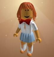 boots bowtie clothes full_body hair meta:not_a_soyjak mymy neck_tie ongezellig orange_hair pocket roblox skirt smile // 724x767 // 70KB