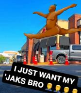 Chick-fil-A drawn fat froot i_just_want_my_x_bro instagram irl_background janny jumping oekaki split // 716x821 // 693KB