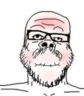 bald beard blush cheeks closed_mouth fetishes glasses holding_in_air looking_up moustache red_skin stubble variant:a24 wrinkles // 454x520 // 60KB