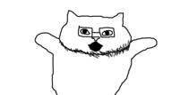 beard cat cat_ears ear full_body gape gaping glasses looking_at_viewer open_mouth stubble template variant:catjak // 960x533 // 26KB