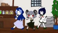 dancing nazrin rodent touhou // 498x289 // 853KB