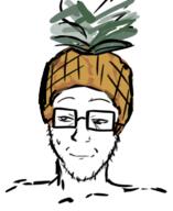 closed_mouth drawfag fruit glasses meta:tagme pinapple pinejak redraw shemmy stubble variant:soyak // 580x708 // 173KB