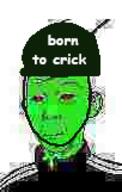 adidas antenna closed_mouth compressed cricket ear green_skin helmet kuz low_quality nose pixelated red_eyes series:crickjaks subvariant:cricknetsov text variant:kuzjak // 102x161 // 20KB