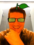 Froot_(user) glasses leaf meta:not_a_soyjak orange_skin randy_pitchford tinted_glasses // 676x900 // 631KB