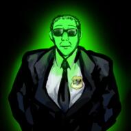 agent art artist:shemmysloota central_intelligence_agency clothing collared_shirt drawfag drawing drink fbi glowie glowing green_skin necktie soyjak suit suit_and_tie sunglasses variant:carterjak variant:kuzjak // 698x702 // 242KB