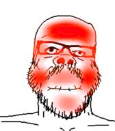 bald beard blush fetishes glasses holding_breath looking_up moustache red_skin variant:a24 // 454x520 // 72KB