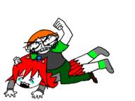 angry beating bruises clenched_fist clothes crying flag:iceland glasses grin hair medal open_mouth orange_hair red_hair sean shoes socks stubble tama tshirt // 800x600 // 102KB