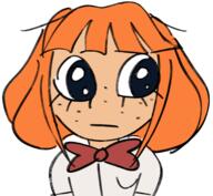 artist:soyjakfan01 big_eyes bowtie closed_mouth drawing freckles mymy neutral ongezellig orange_hair redraw variant:soymy // 2038x1880 // 1.6MB