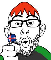 clothes flag:iceland glasses hair holding_object medal orange_hair sean stubble tshirt variant:nojak // 443x523 // 24KB