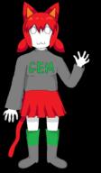 cat_girl gem red_hair skirt soytan tama // 1352x2310 // 140KB